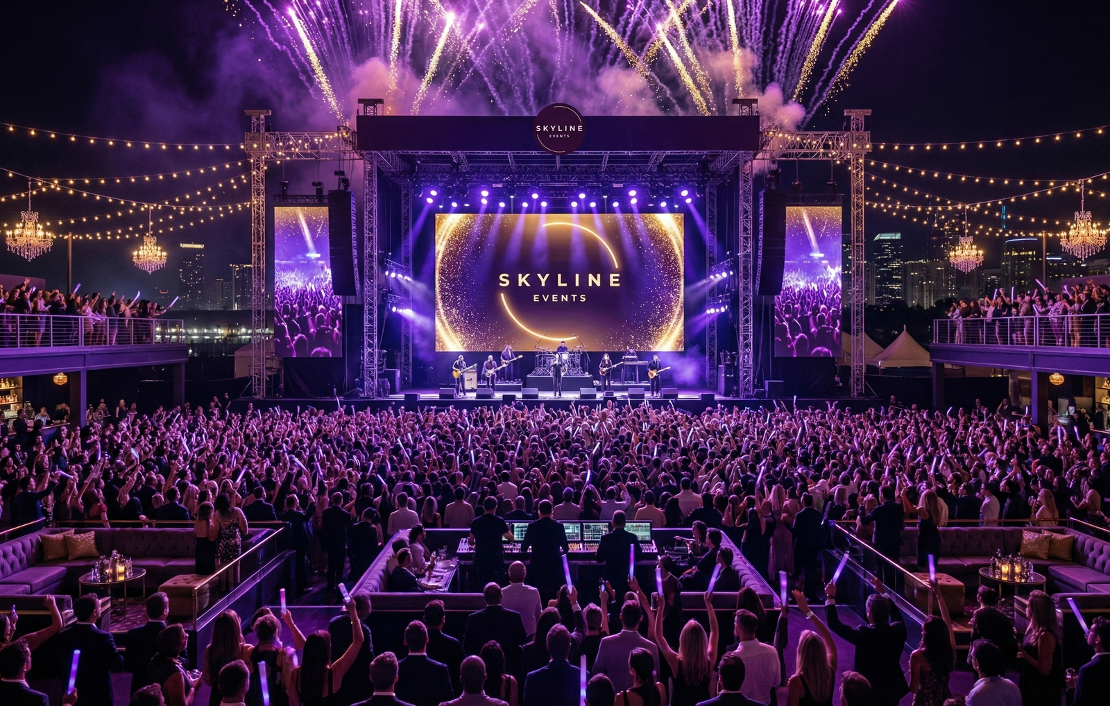 Elegant event table setting